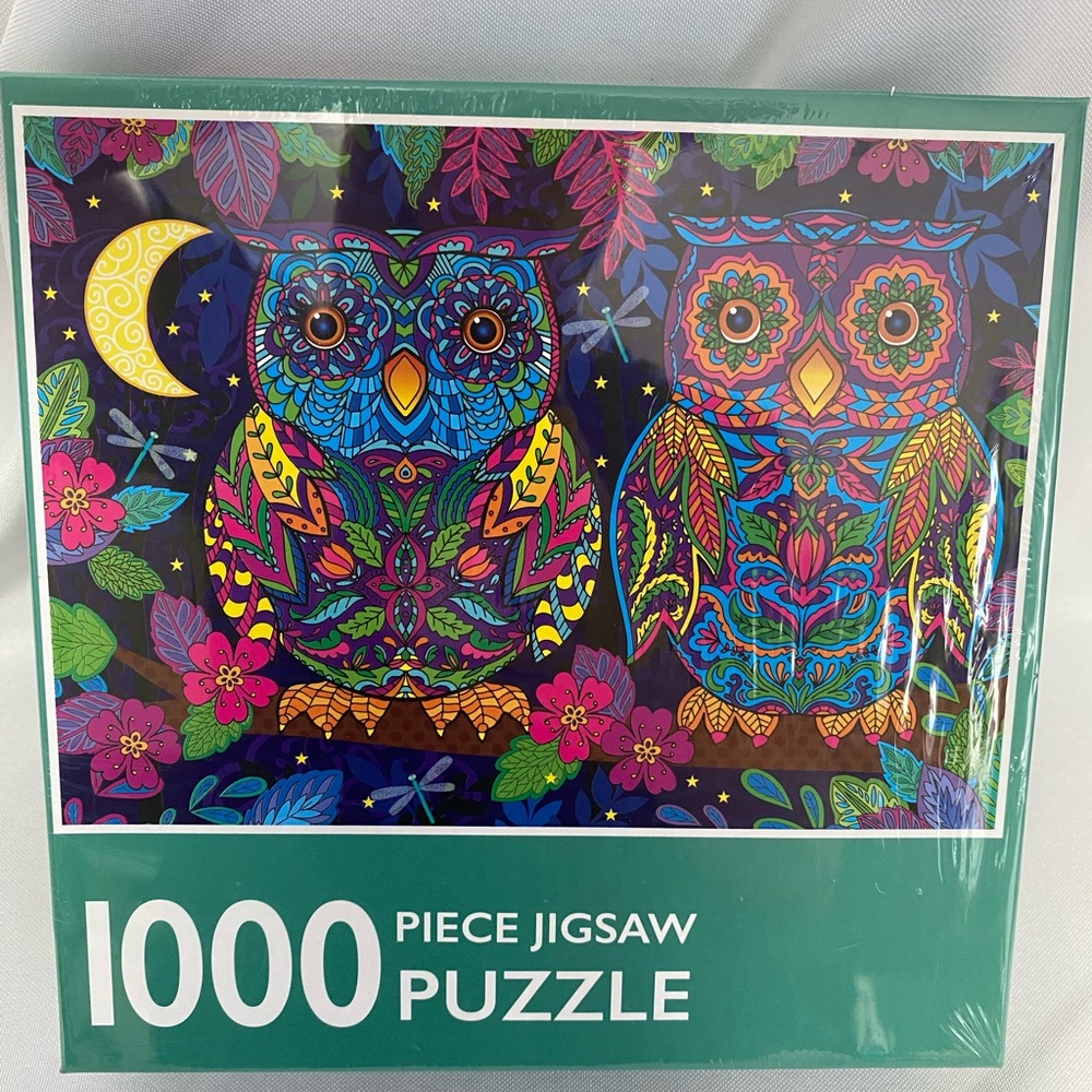 1000 Piece Jigsaw Puzzle Wise Owls NIB